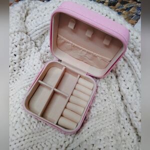 Pink Jewelry Travel Case NWT